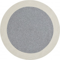 Kusový koberec Braided 105555 Grey Creme kruh
