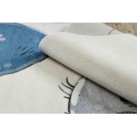 Dětský kusový koberec Petit Teddy bear cream