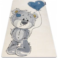 Dětský kusový koberec Petit Teddy bear cream