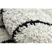 Kusový koberec Berber Tetuan B751 cream kruh