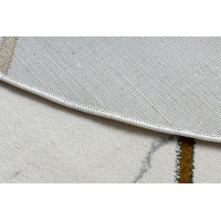 Kusový koberec Emerald geometric 1012 cream and gold kruh