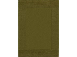 Kusový ručně tkaný koberec Tuscany Textured Wool Border Green