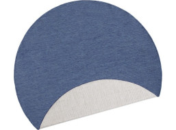Kusový oboustranný koberec Twin 103100 blue creme circle