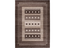 Kusový koberec SARI Outline - tmavě béžový