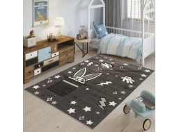 Kusový koberec FIESTA Rabbit - šedý