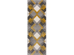 Běhoun Hand Carved Nimbus Grey/Ochre