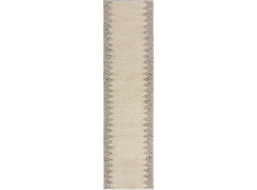Ručně tkaný běhoun Minerals Border Natural