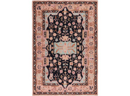 Kusový koberec Wool Loop Blossom Pink/Black