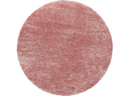 Kusový kulatý koberec Brilliant Shaggy 4200 Rose, průměr 160 cm