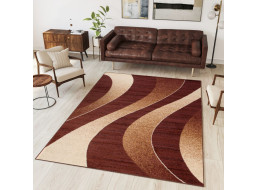 Kusový koberec TAPIS Waves - hnědý