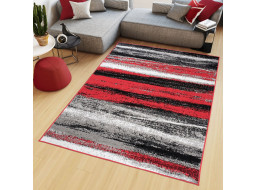 Kusový koberec MAYA Dunes - červený/šedý