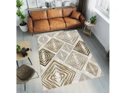 Kusový koberec TANGO Rhombus - krémový/béžový