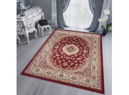 Kusový koberec DUBAI Orient - červený/béžový
