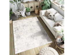 Kusový koberec MONTREAL Net - světle béžový/krémový