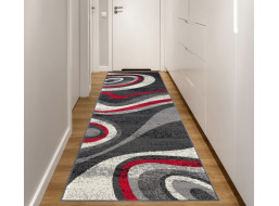 Běhoun TAPIS Winding - šedý/červený