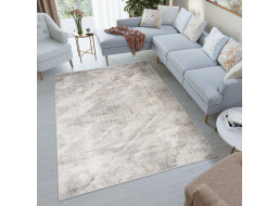 Kusový koberec FEYRUZ Lines - krémový/hnědý