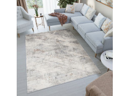 Kusový koberec FEYRUZ Lines - krémový/šedý