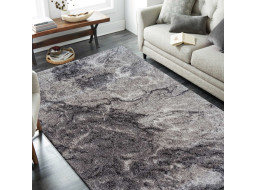 Kusový koberec PANNE mramor - odstíny šedé
