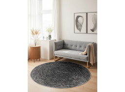 Kusový koberec Gloria Cavallo Grey kruh