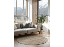 Kusový koberec Jaipur Grey/Brown kruh