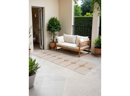 Běhoun Duet Bowen Beige/White - na ven i na doma