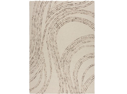 Kusový koberec Memphis Abstract Swirl Natural/Brown