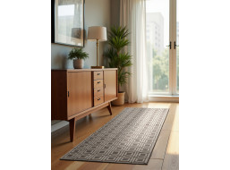 Běhoun Perles 106190 Cream Grey z kolekce Elle