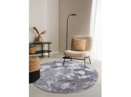 Kusový koberec Cosy 106110 Silver kruh z kolekce Elle