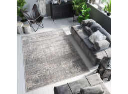 Kusový koberec LYDIA Print - šedý/hnědý