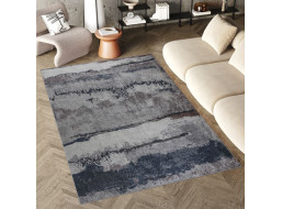 Kusový koberec RITZ Modern - šedý/modrý/hnědý