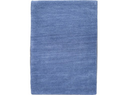 Ručně všívaný kusový koberec Asra wool modrá
