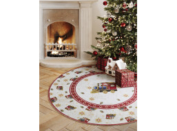Kusový koberec Villeroy & Boch Toy's delight 106276 Cream, Red kruh
