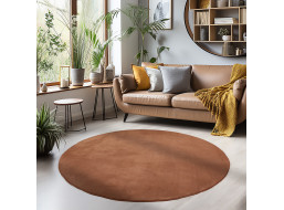 Kusový koberec Sky 5400 Brown kruh