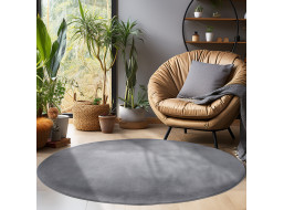 Kusový koberec Sky 5400 Grey kruh