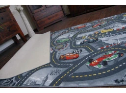 Dětský koberec CARS ŠEDÝ
