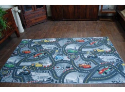 Dětský koberec CARS ŠEDÝ