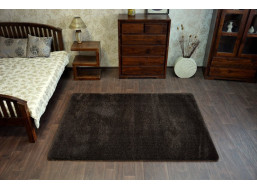 Kusový koberec SHAGGY MINI - hnědý - 200x290 cm