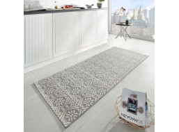 Běhoun Soho 102799 grey-Creme 80x200 cm