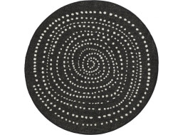 Kusový oboustranný koberec Twin 103109 black creme