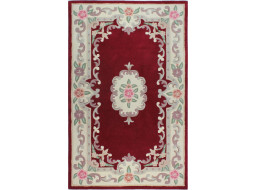 Ručně všívaný kusový koberec Lotus premium Red