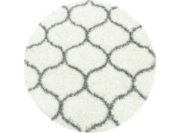 Kusový koberec Salsa Shaggy 3201 cream circle