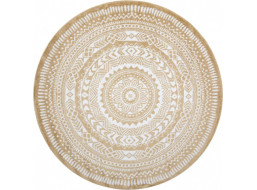 Kusový koberec Napkin gold kruh