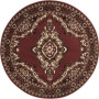 Kusový koberec TEHERAN T-102 brown kruh