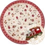 Kusový koberec Villeroy & Boch Toy's delight se střiženým vlasem 106217 Red, Multicolor kruh