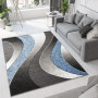 Kusový koberec TAPIS Waves - modrý/šedý