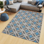 Kusový koberec MAYA Pattern - modrý/šedý