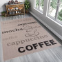 Sisalový PP koberec COFFEE - světle hnědý/černý