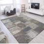 Kusový koberec ROXANNE Tiles - šedý/hnědý