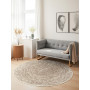 Kusový koberec Gloria Cavallo Creme Beige kruh