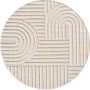 Kusový koberec Art 1121 Cream kruh